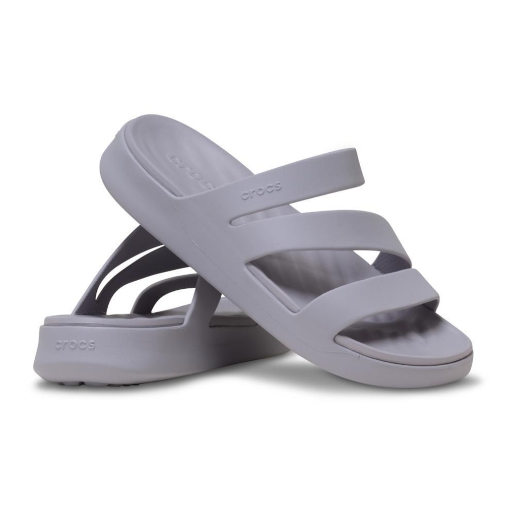 Imagem 3 do produto Sandália Crocs Getaway Strappy Sandal Mauve Mist - Feminino