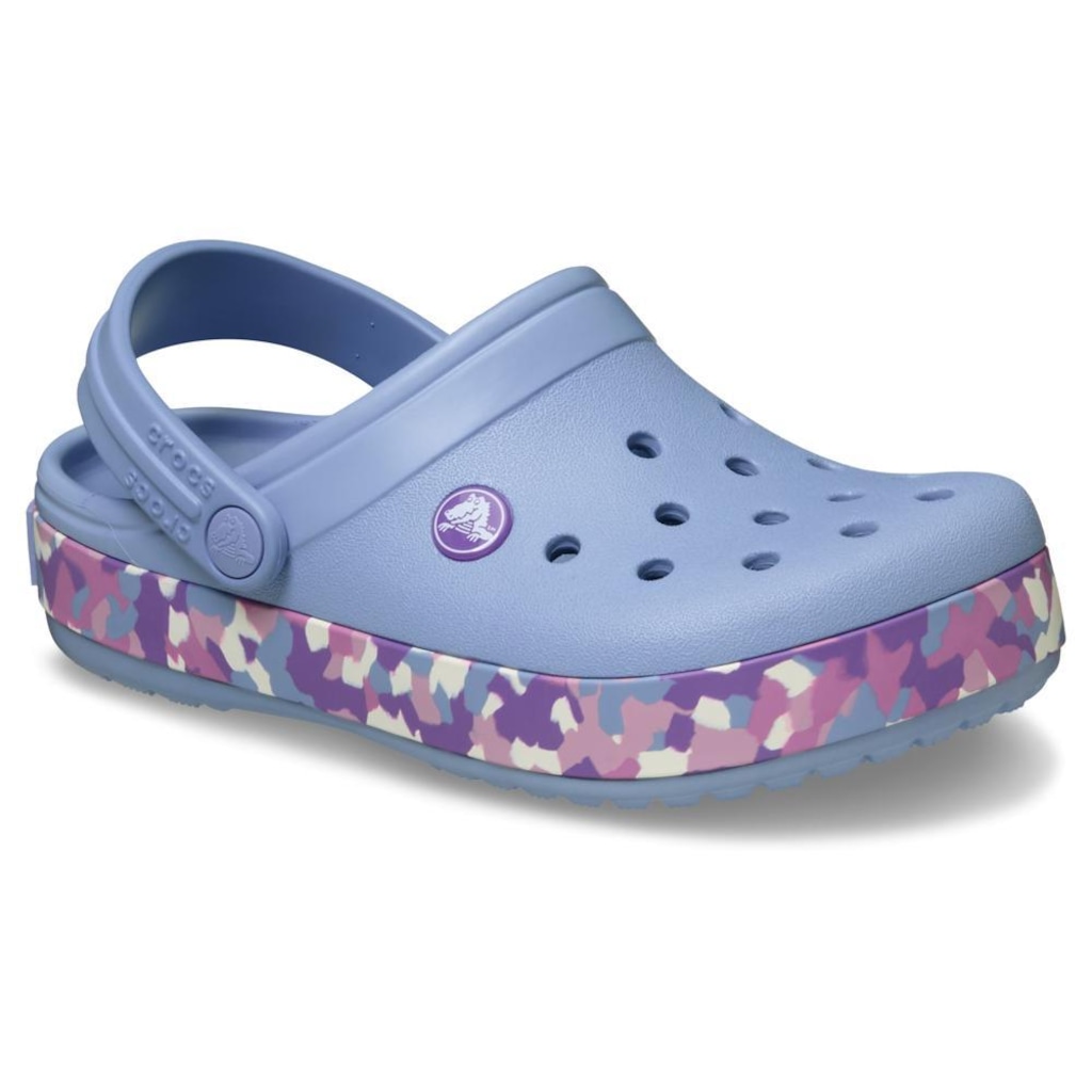 Imagem 2 do produto Sandália Crocs Crocband Glow Confetti Band Clog K - Infantil