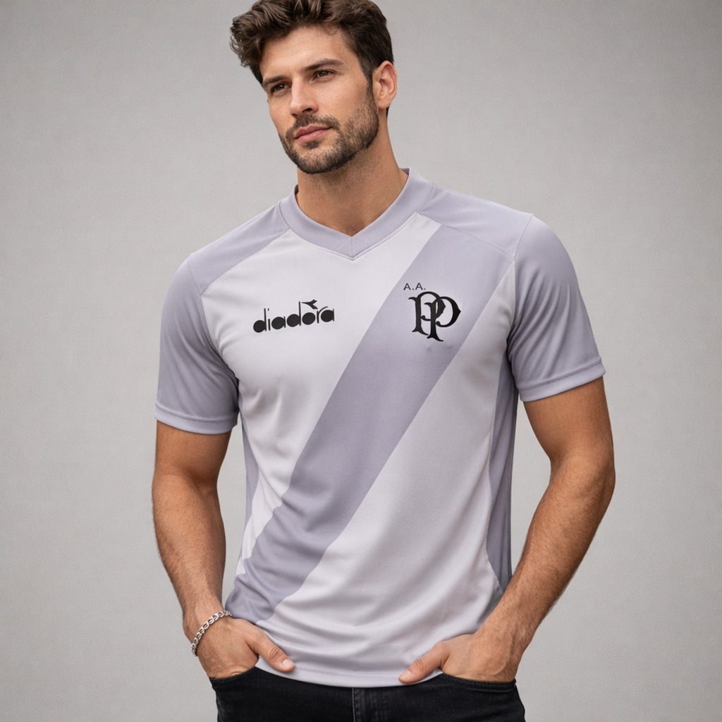 Imagem 2 do produto Camisa da Ponte Preta Diadora Treino Jogador Masculina