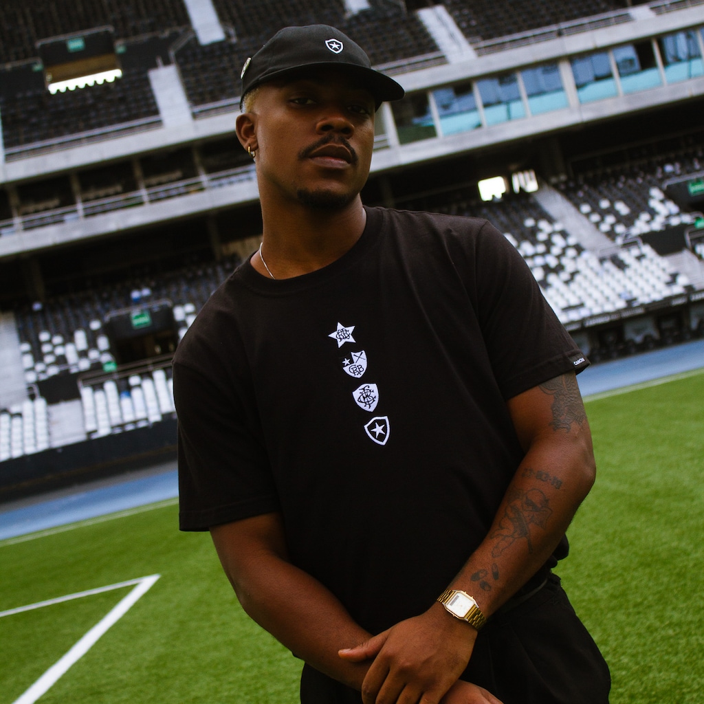 Imagem 3 do produto Camiseta do Botafogo Escudos Clássicos Cancha FC Masculina