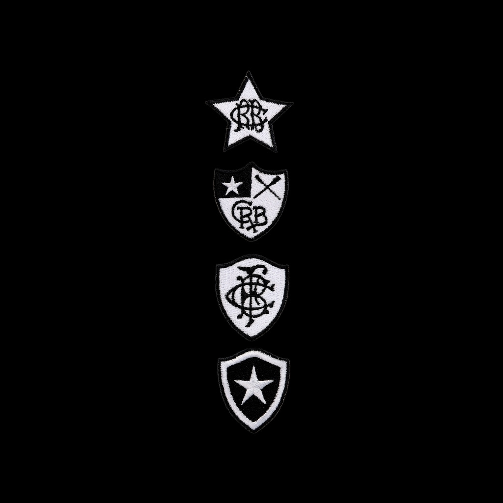 Imagem 4 do produto Camiseta do Botafogo Escudos Clássicos Cancha FC Masculina