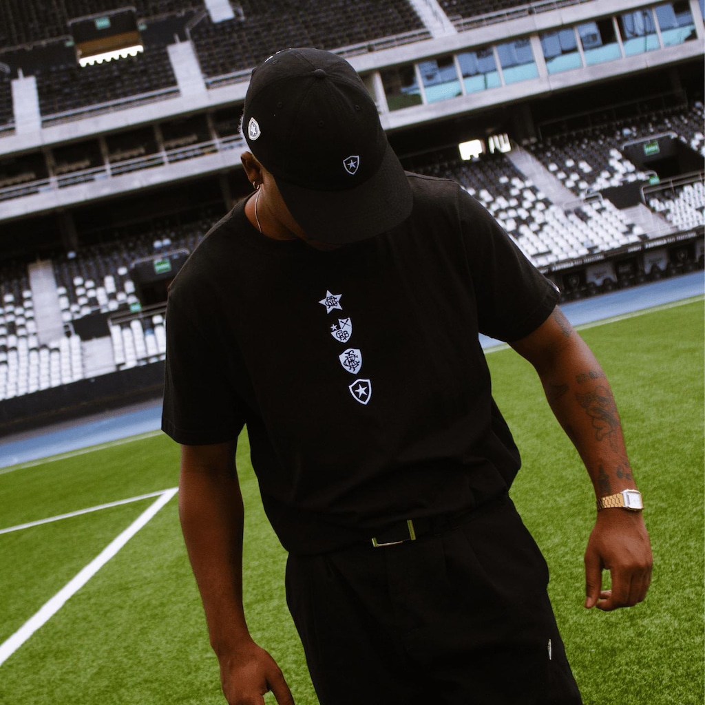 Imagem 5 do produto Camiseta do Botafogo Escudos Clássicos Cancha FC Masculina