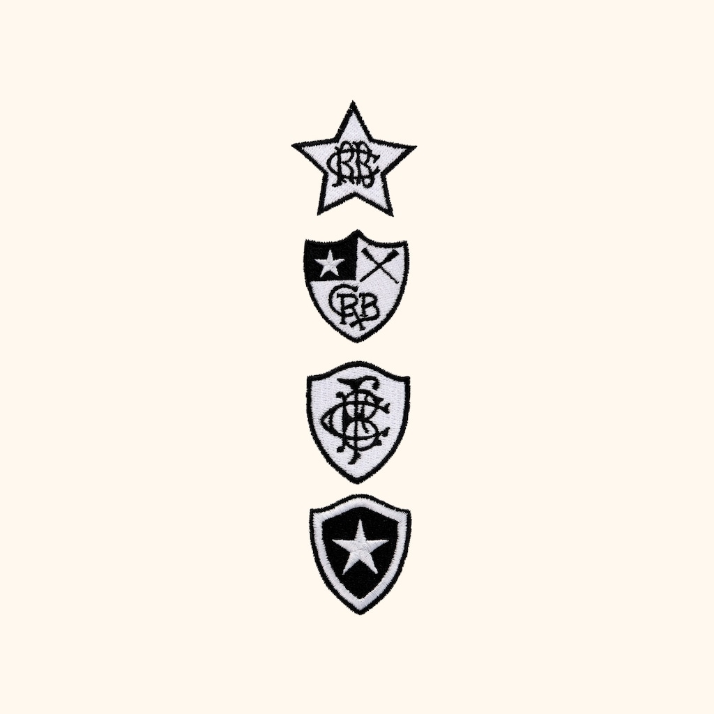 Imagem 3 do produto Camiseta do Botafogo Escudos Clássicos Cancha FC Masculina