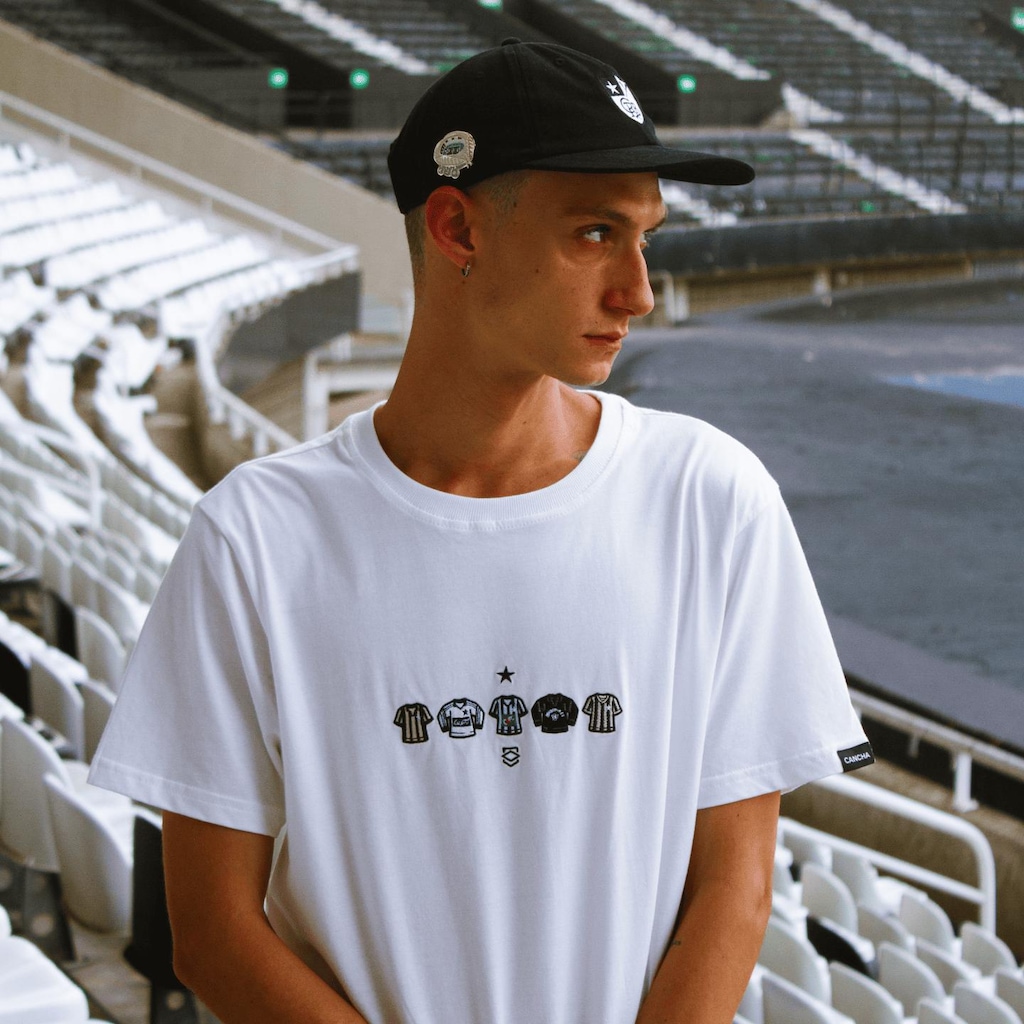 Imagem 5 do produto Camiseta do Botafogo Mantos Clássicos Cancha FC Masculina