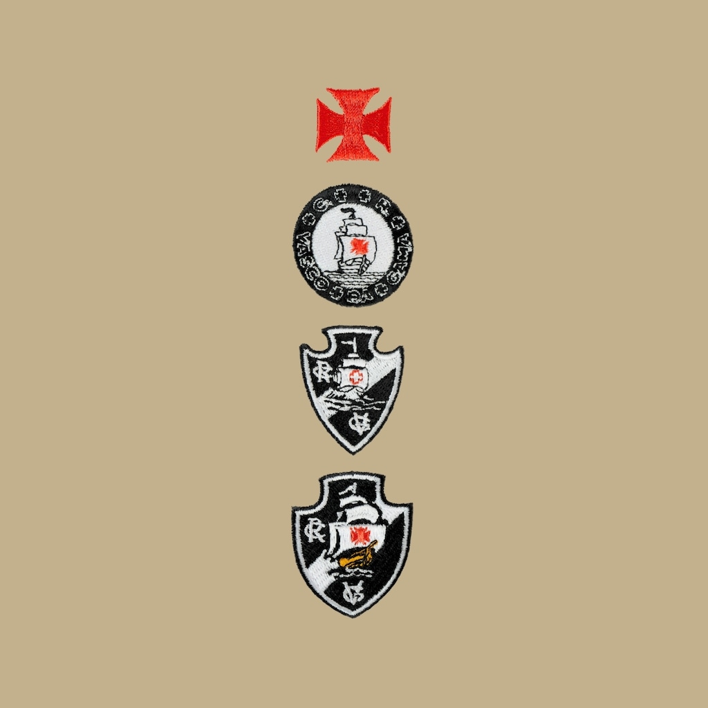 Imagem 3 do produto Camiseta do Vasco Escudos Clássicos Cancha FC Masculina