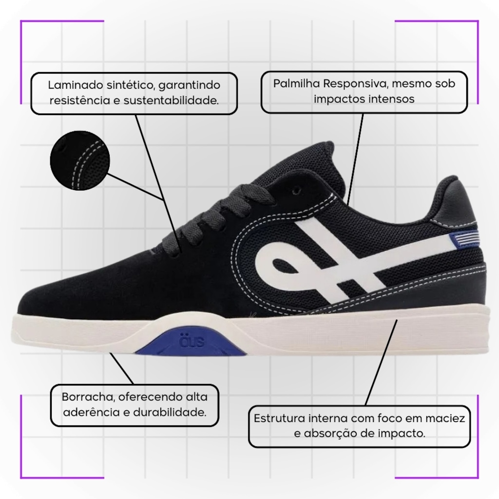 Imagem 3 do produto Tênis ÖUS Imigrante - Masculino
