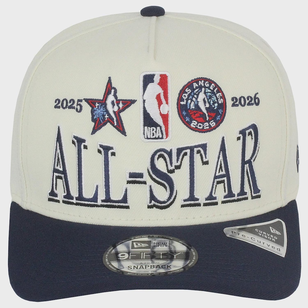 Imagem 2 do produto Boné Masculino New Era 9Fifty A-Frame NBA All Star Aba Curva