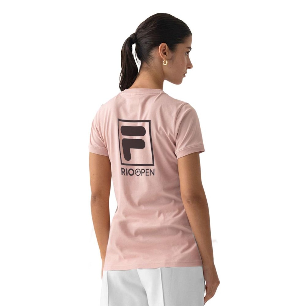 Imagem 4 do produto Camiseta Fila Rio Open F-Box - Feminina