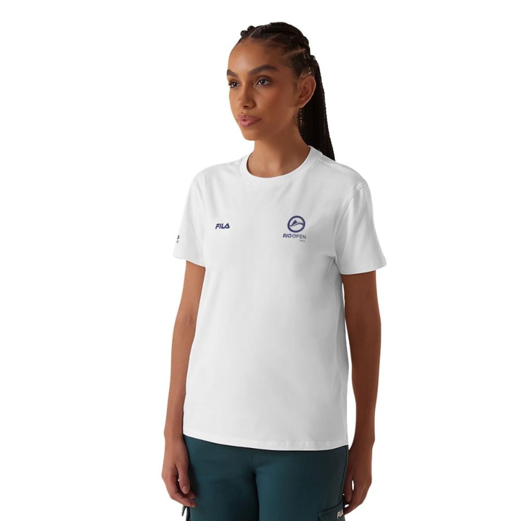 Imagem 2 do produto Camiseta Fila Regular Premium Rio Open 26 Feminina