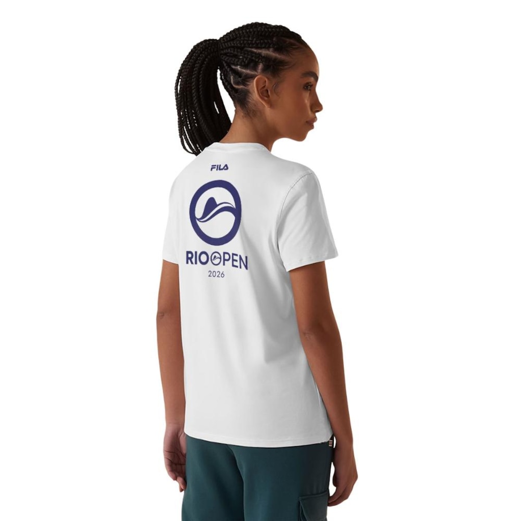 Imagem 3 do produto Camiseta Fila Regular Premium Rio Open 26 Feminina