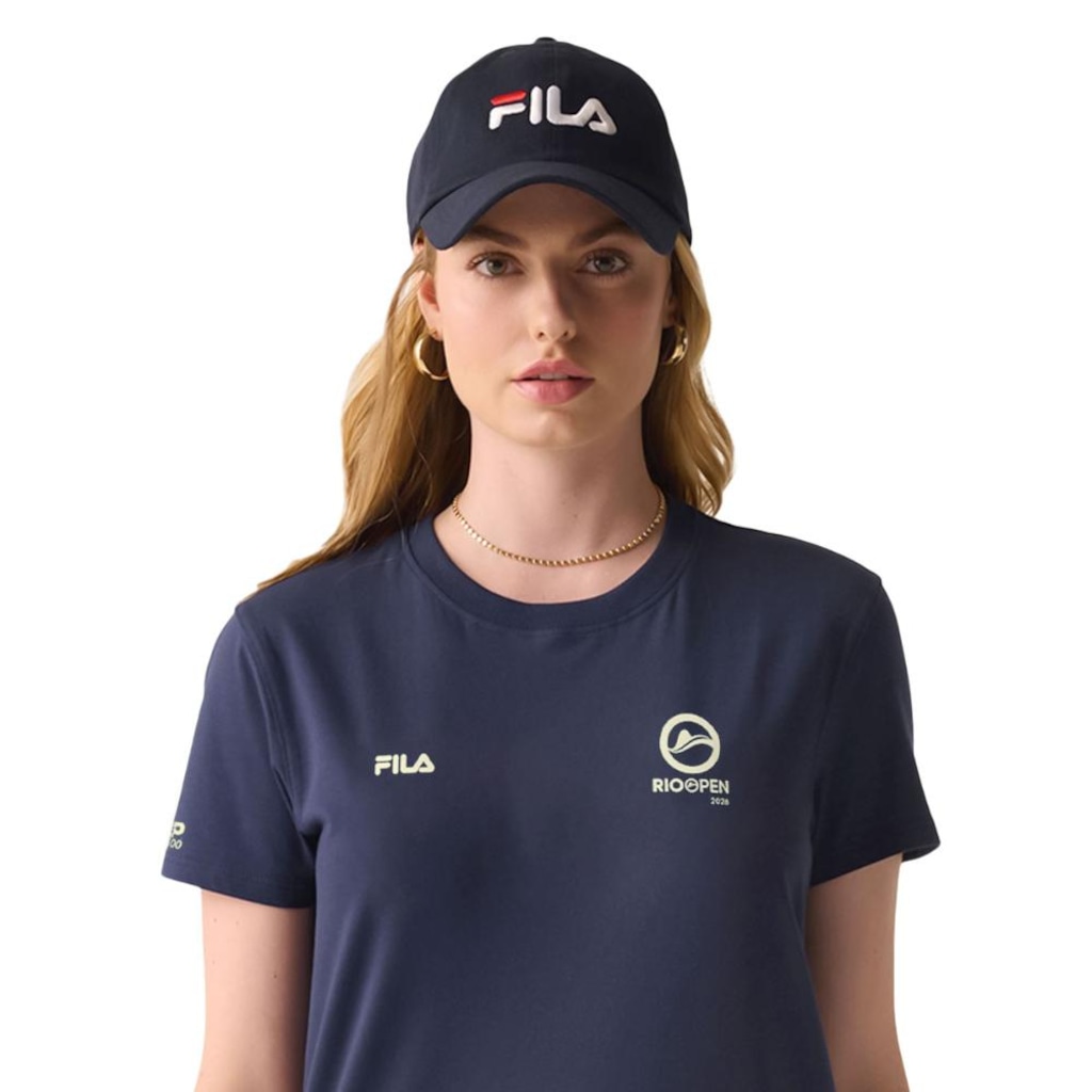 Imagem 2 do produto Camiseta Fila Regular Premium Rio Open 26 Feminina