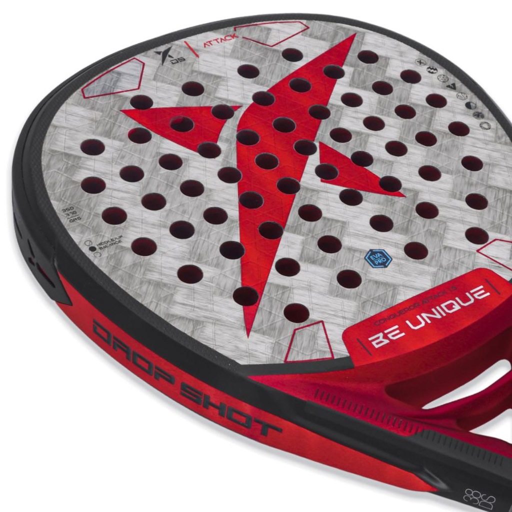 Imagem 2 do produto Raquete De Padel Drop Shot Conqueror Attack 1.5