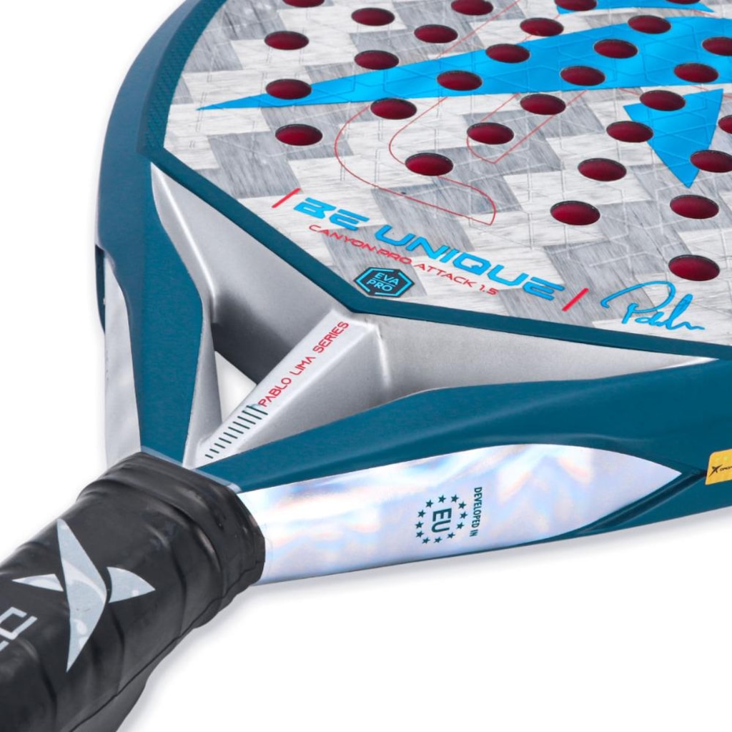 Imagem 2 do produto Raquete de Padel Drop Shot Canyon Pro Attack 1.5 Lima