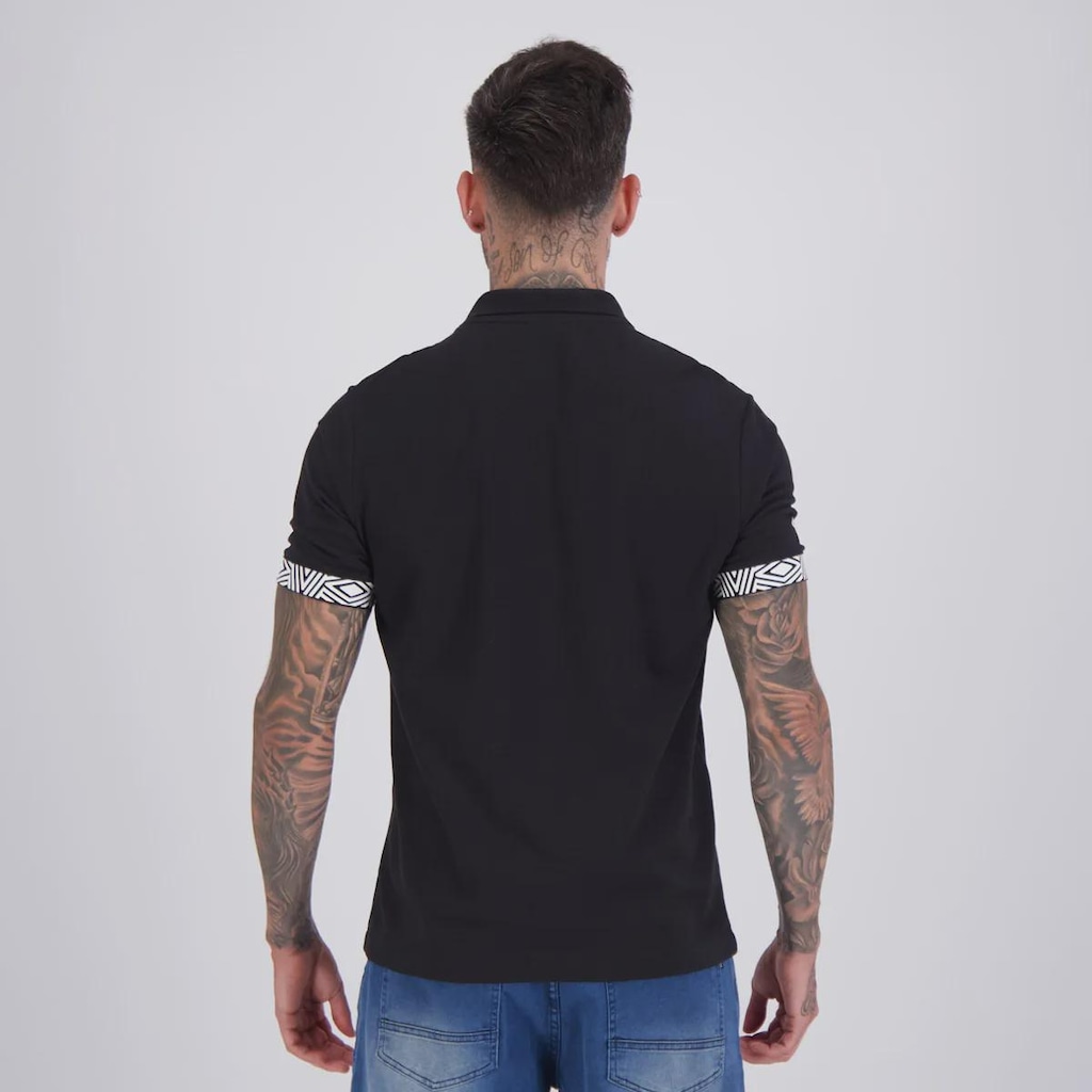 Imagem 4 do produto Camisa Polo Umbro Santos Viagem 26/27 Masculina