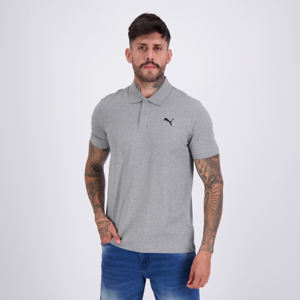 Imagem 3 do produto Camisa Polo PUMA Ess Pique Masculina