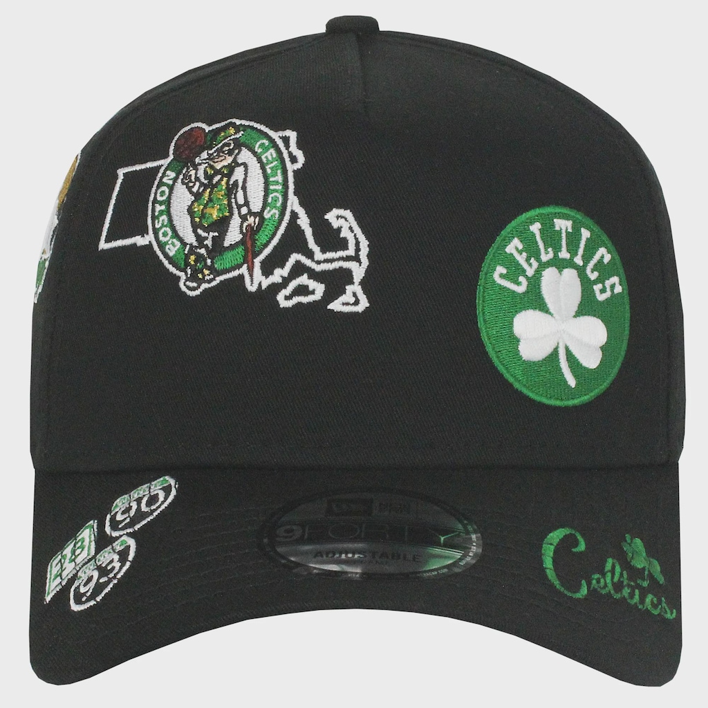 Imagem 2 do produto Boné New Era 9Forty A-Frame NBA All Over Boston Celtics Masculino