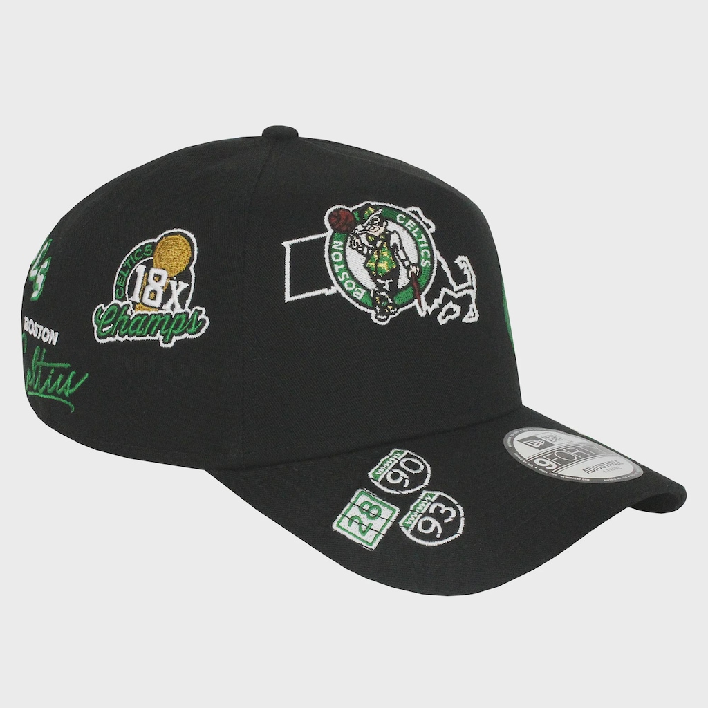 Imagem 3 do produto Boné New Era 9Forty A-Frame NBA All Over Boston Celtics Masculino