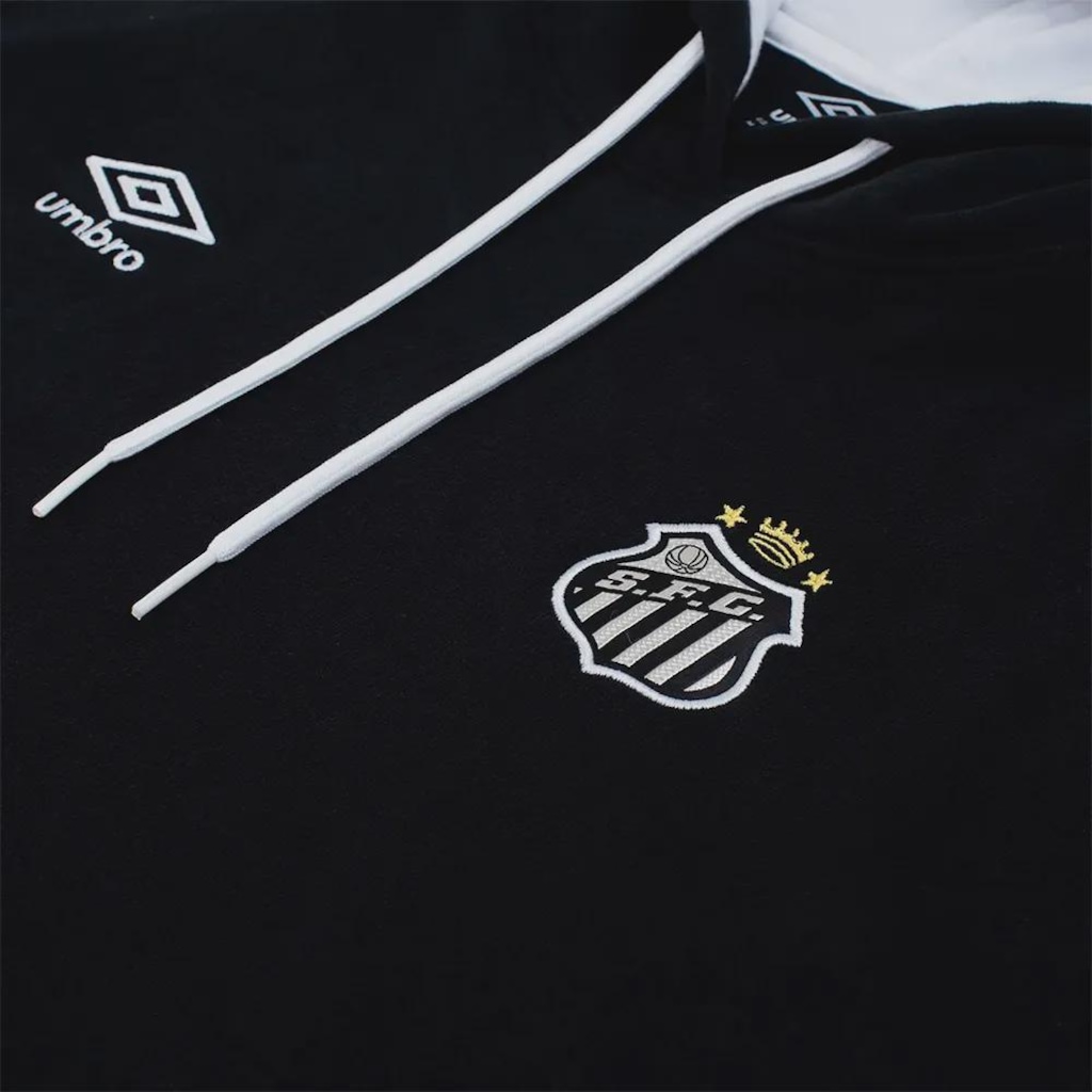Imagem 3 do produto Blusão Moletom Do Santos Viagem 26/27 Umbro Masculina