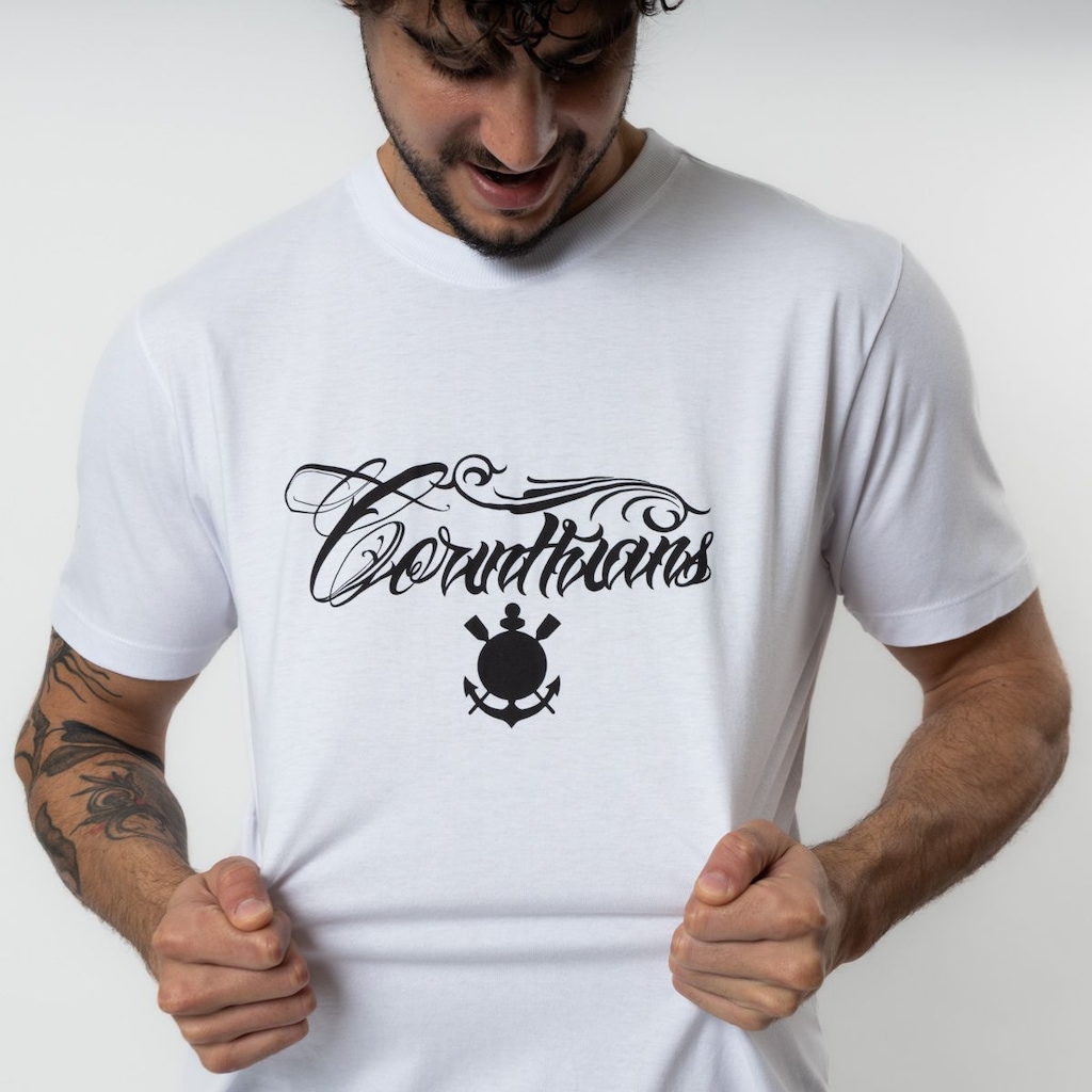 Imagem 3 do produto Camiseta Do Corinthians Proteção Gloriosa Surf Center Masculina