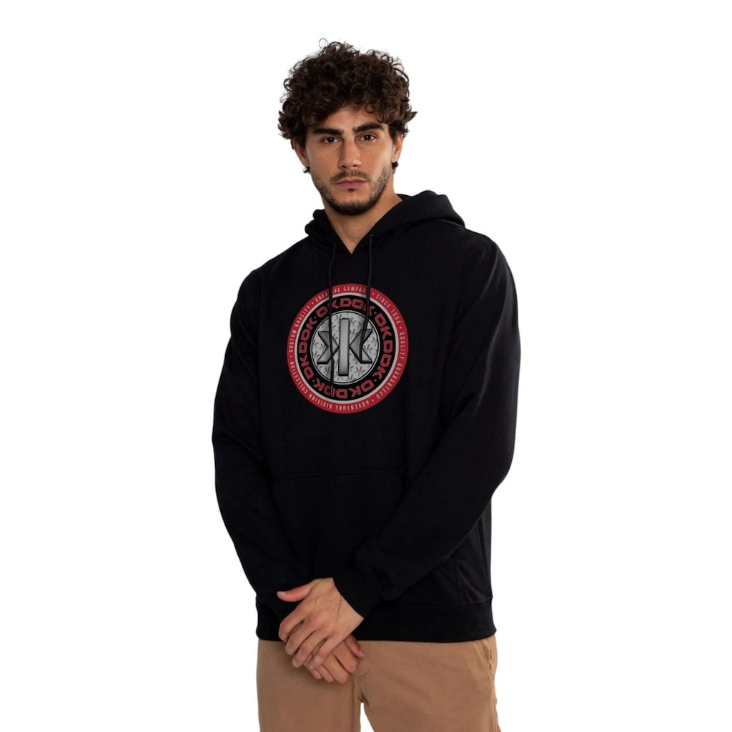 Imagem 3 do produto Moletom Canguru Okdok Essence Seaside Logo Masculino