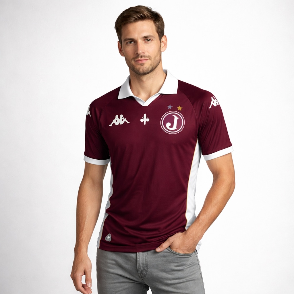 Imagem 2 do produto Camisa Do Juventus Mooca Kappa 2026 Uniforme 1 Torcedor - Masculino