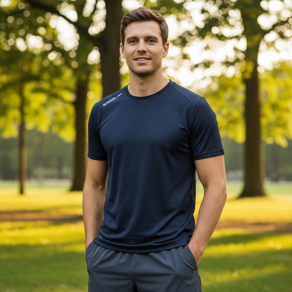 Imagem 3 do produto Kit 3 Camisetas Dry Fit Raglan Speedo Masculina