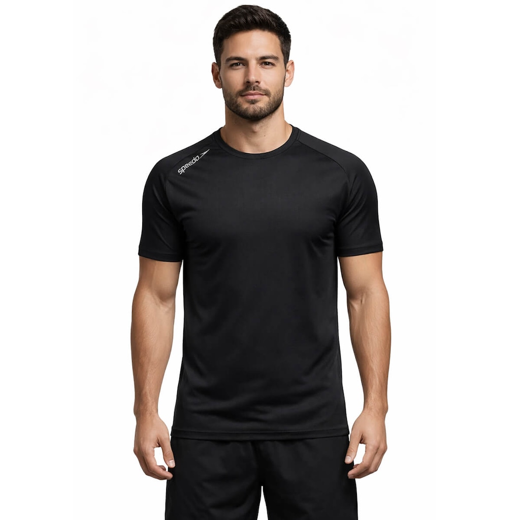 Imagem 4 do produto Kit 3 Camisetas Dry Fit Raglan Speedo Masculina