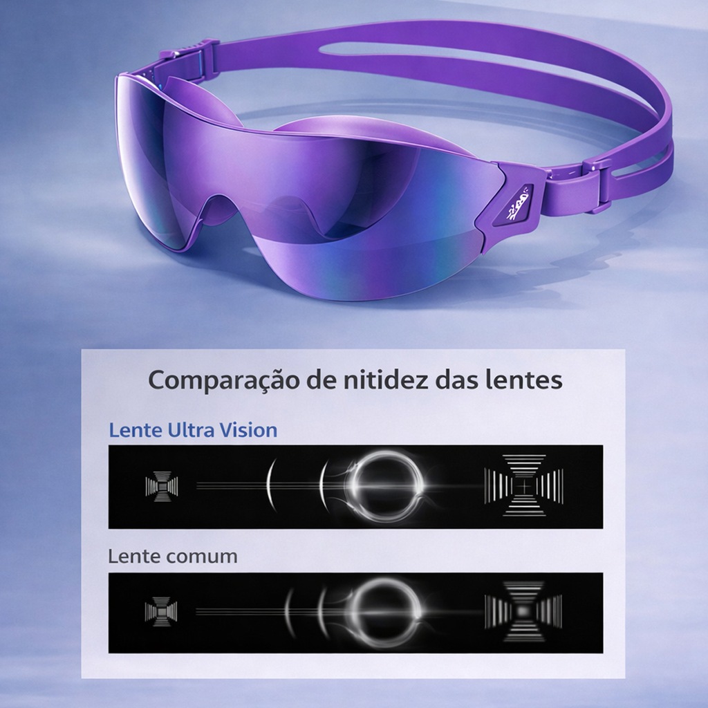 Imagem 4 do produto Óculos de Natação Gold Sports Fashion II 10.0 - Espelhado Polarizado