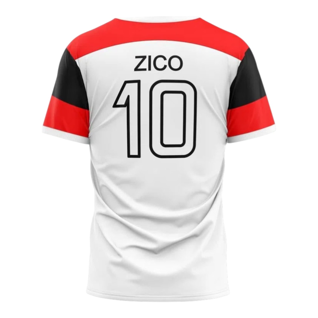 Imagem 2 do produto Camisa do Flamengo Zico 1981 Retrô Oficial - Masculina