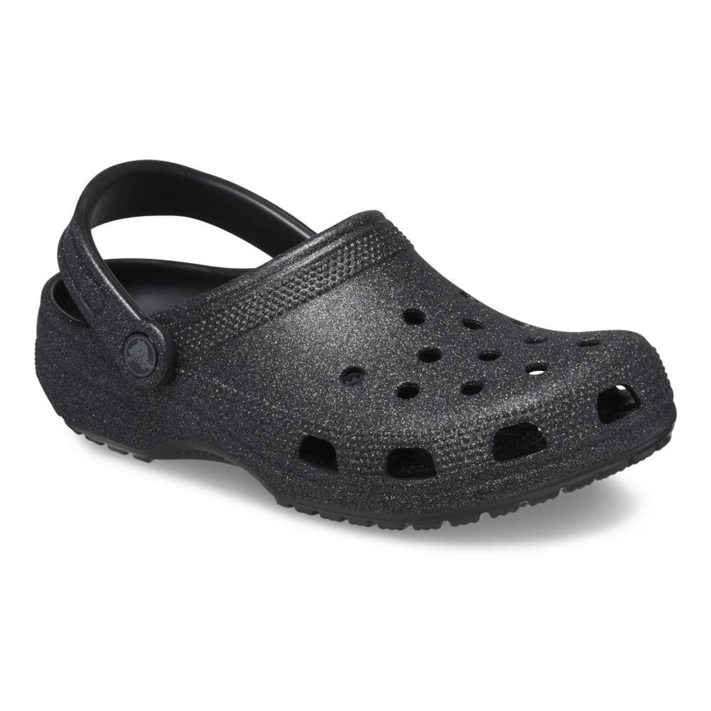 Imagem 2 do produto Sandália Crocs Classic Glitter Clog Black Glitter - Unissex