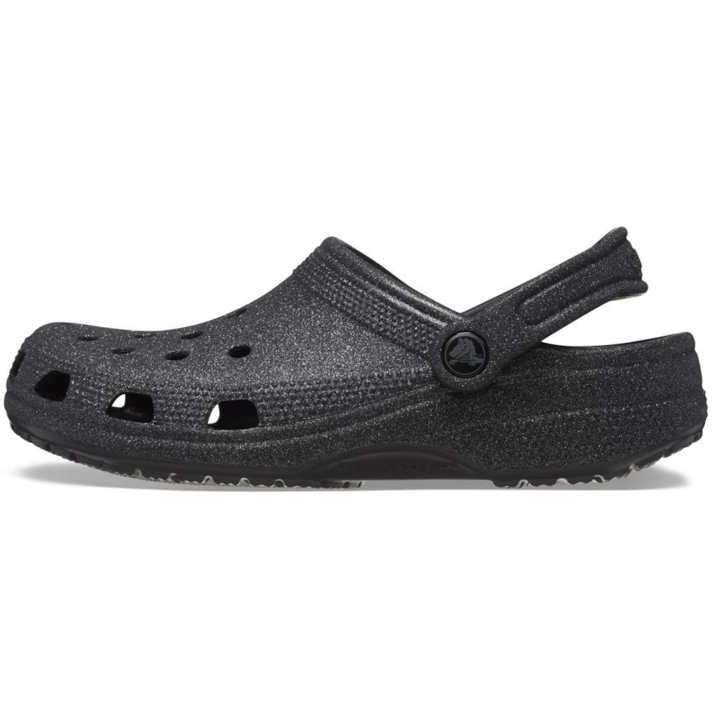 Imagem 3 do produto Sandália Crocs Classic Glitter Clog Black Glitter - Unissex