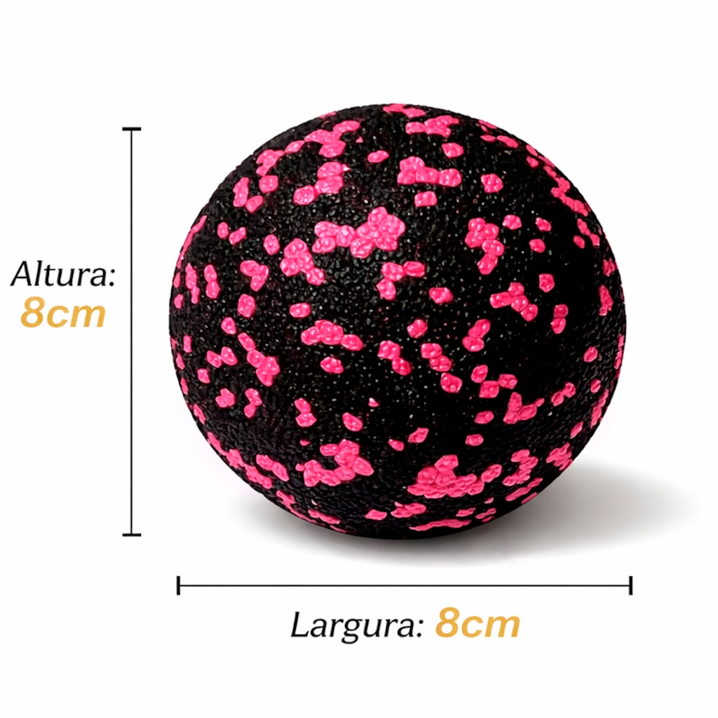 Imagem 2 do produto Bola de Massagem Gold Sports EPP – Alta Densidade 8cm