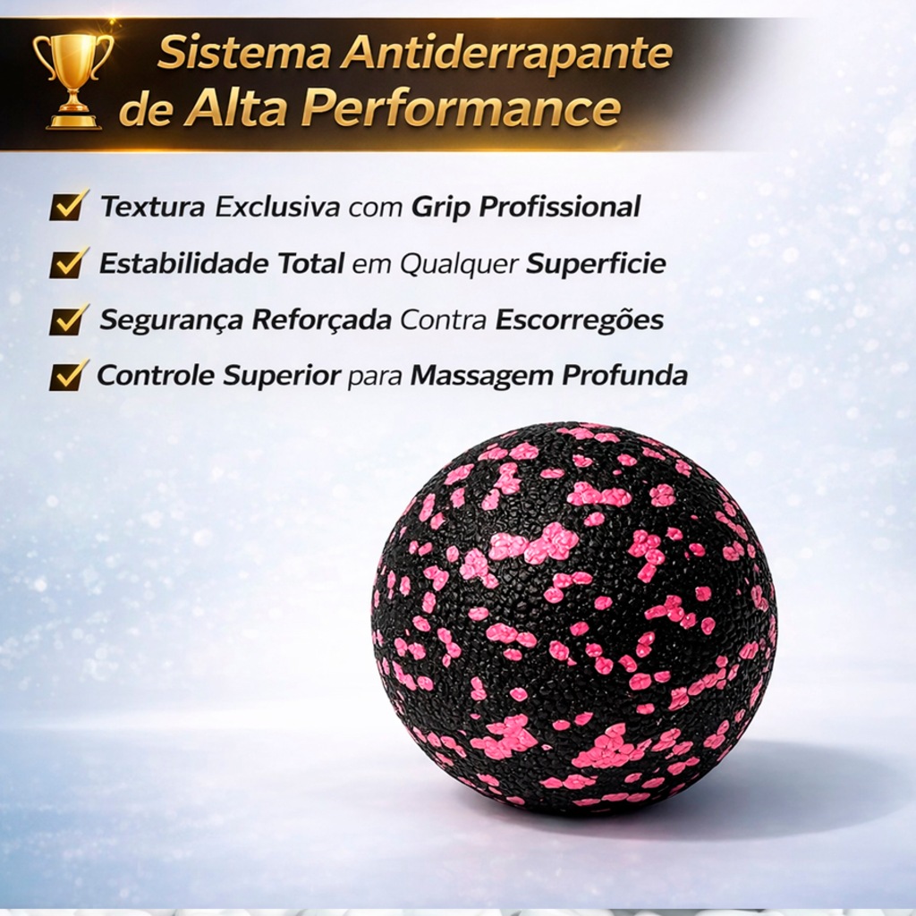 Imagem 5 do produto Bola de Massagem Gold Sports EPP – Alta Densidade 8cm