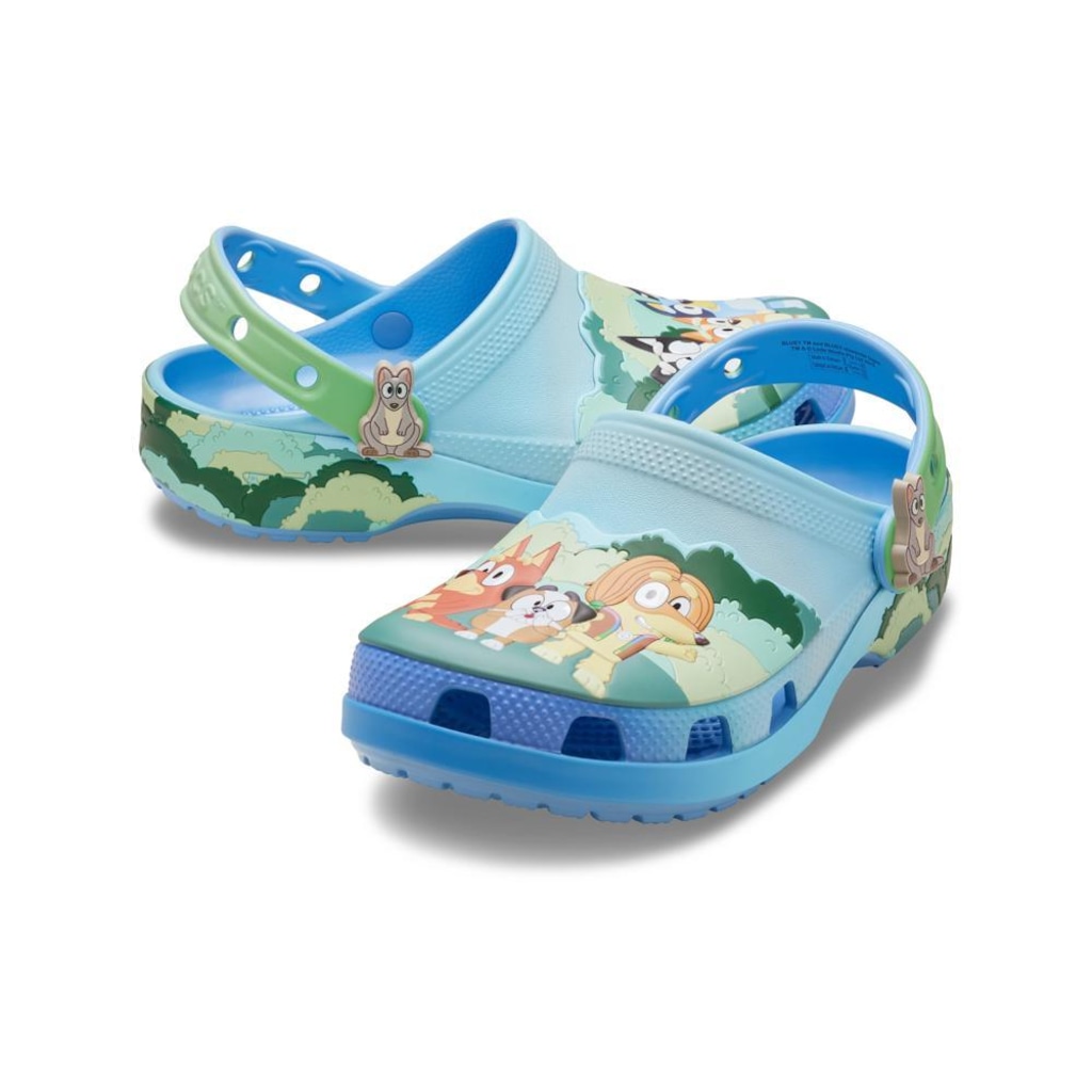 Imagem 4 do produto Sandália Crocs Bluey Multi Classic Clog K Multi - Infantil