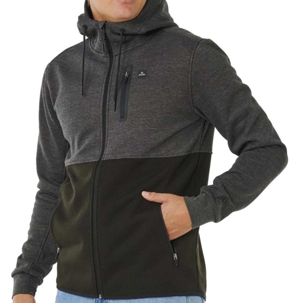 Imagem 3 do produto Moletom Aberto Anti Series Departed Zip Thru Rip Curl Masculino