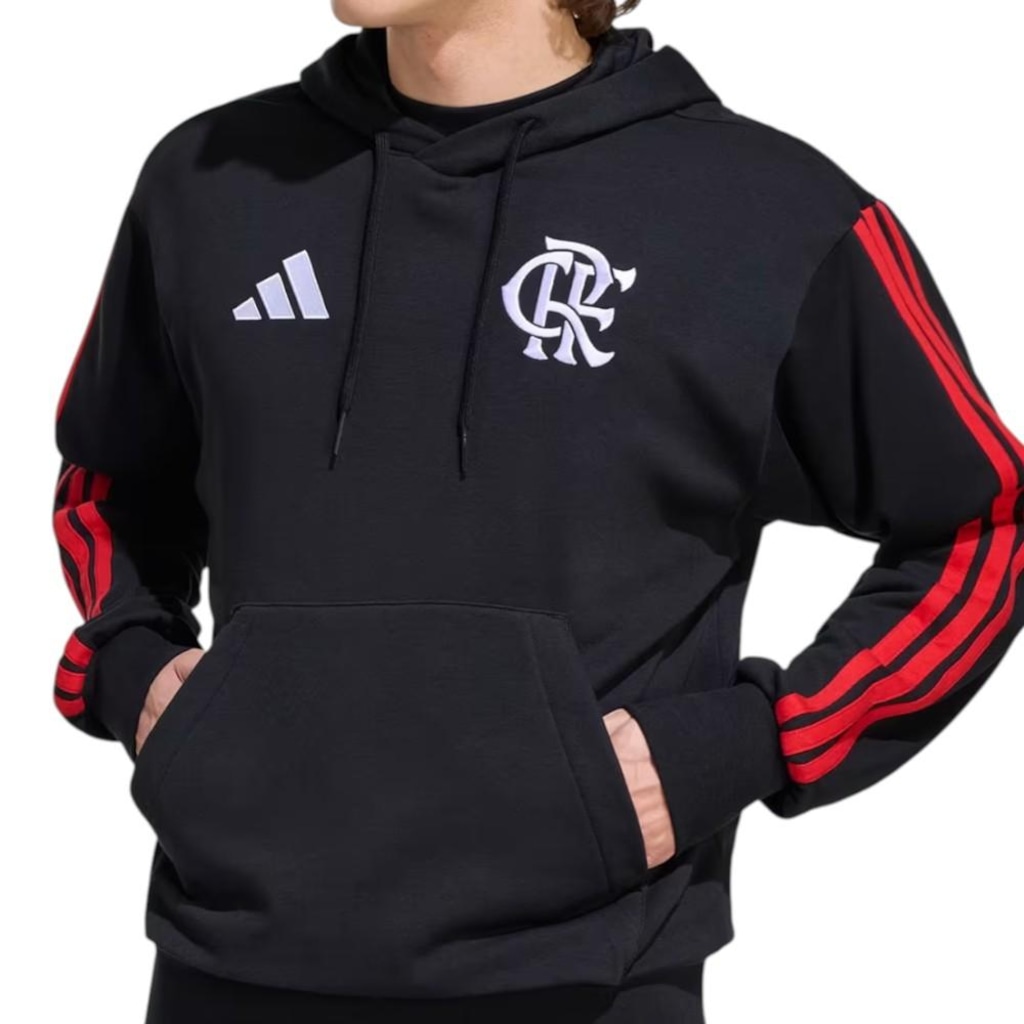 Imagem 3 do produto Moletom Flamengo CRF adidas Masculino