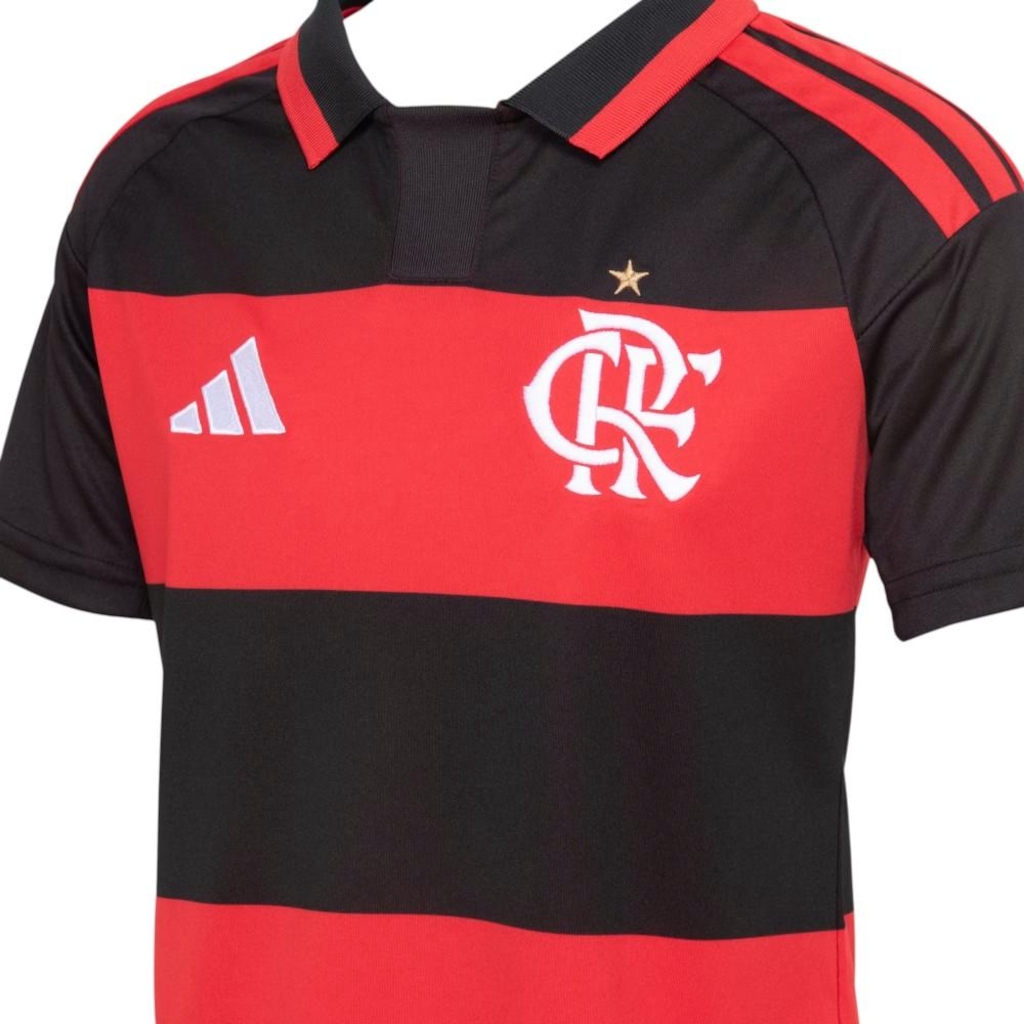 Imagem 2 do produto Camisa Flamengo Oficial 1 2026 adidas Infantil