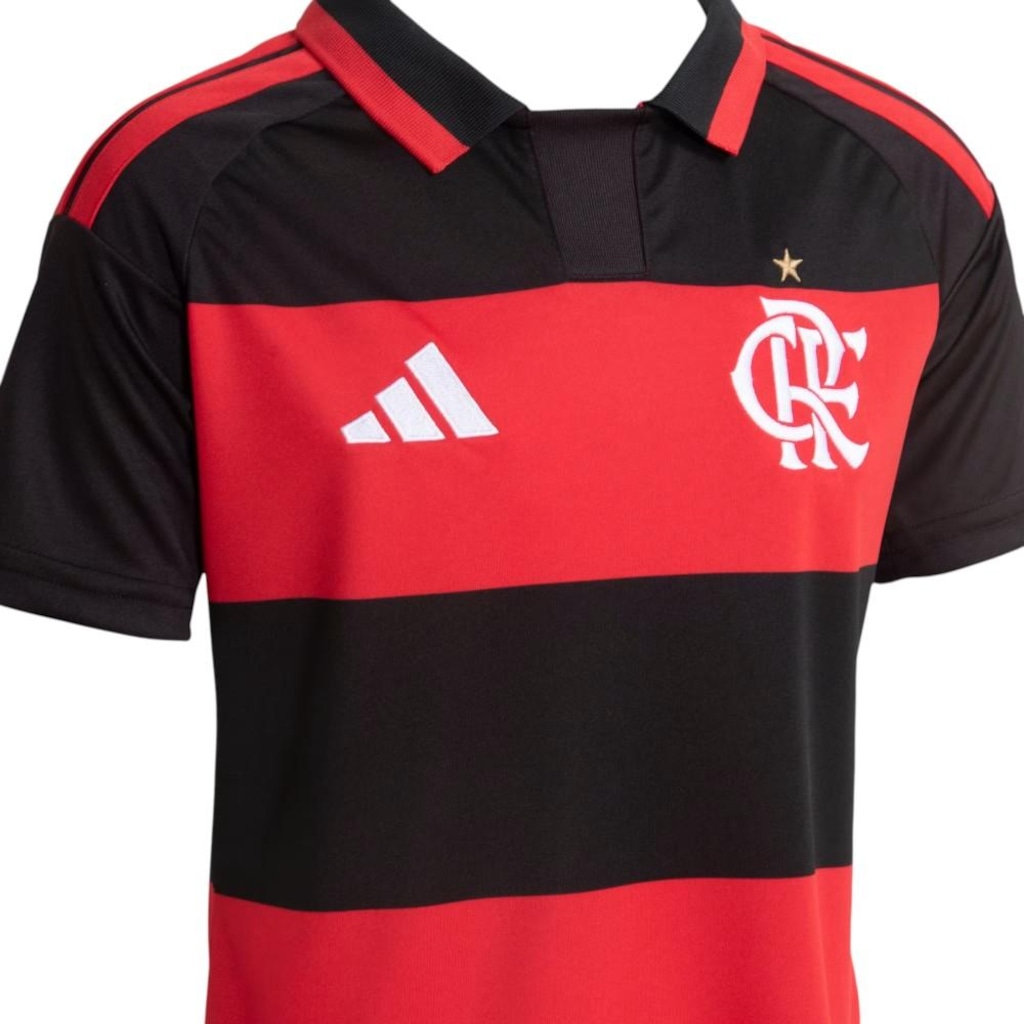 Imagem 4 do produto Camisa Flamengo Oficial 1 2026 adidas Infantil