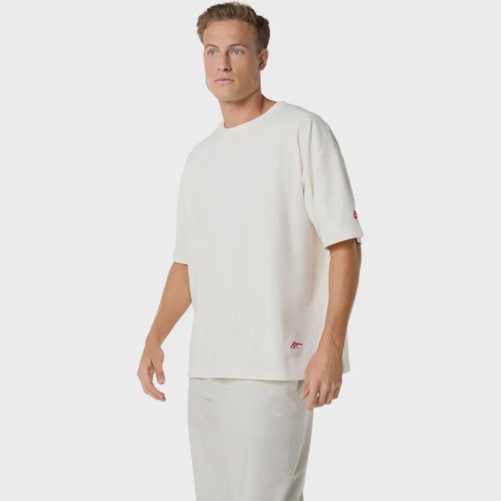 Imagem 2 do produto Camiseta ASICS Heritage de Algodão Pesado Run City Masculina