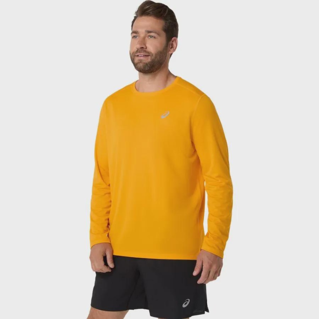Imagem 2 do produto Camiseta ASICS Manga Longa Silver Masculino