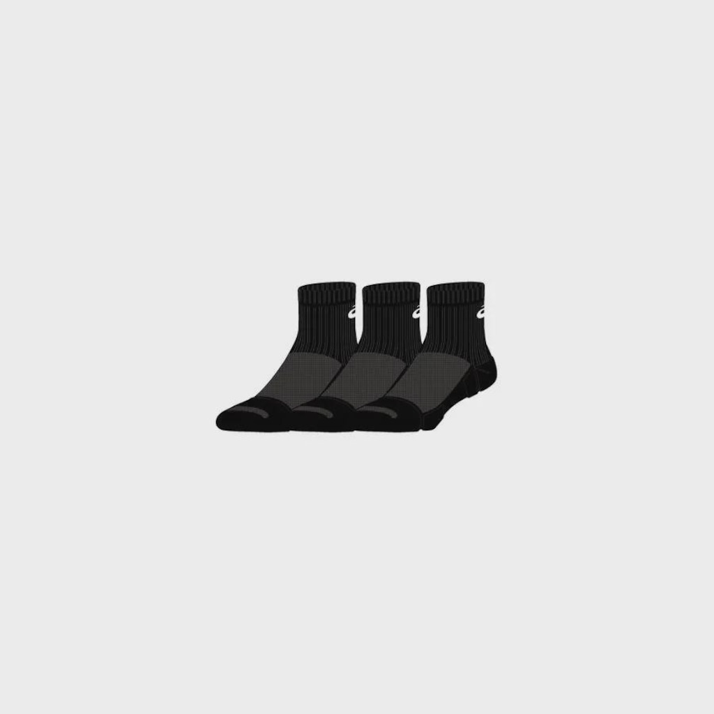 Imagem 4 do produto Meia ASICS Practice Quarter 3 Pack Cano Médio Unissex