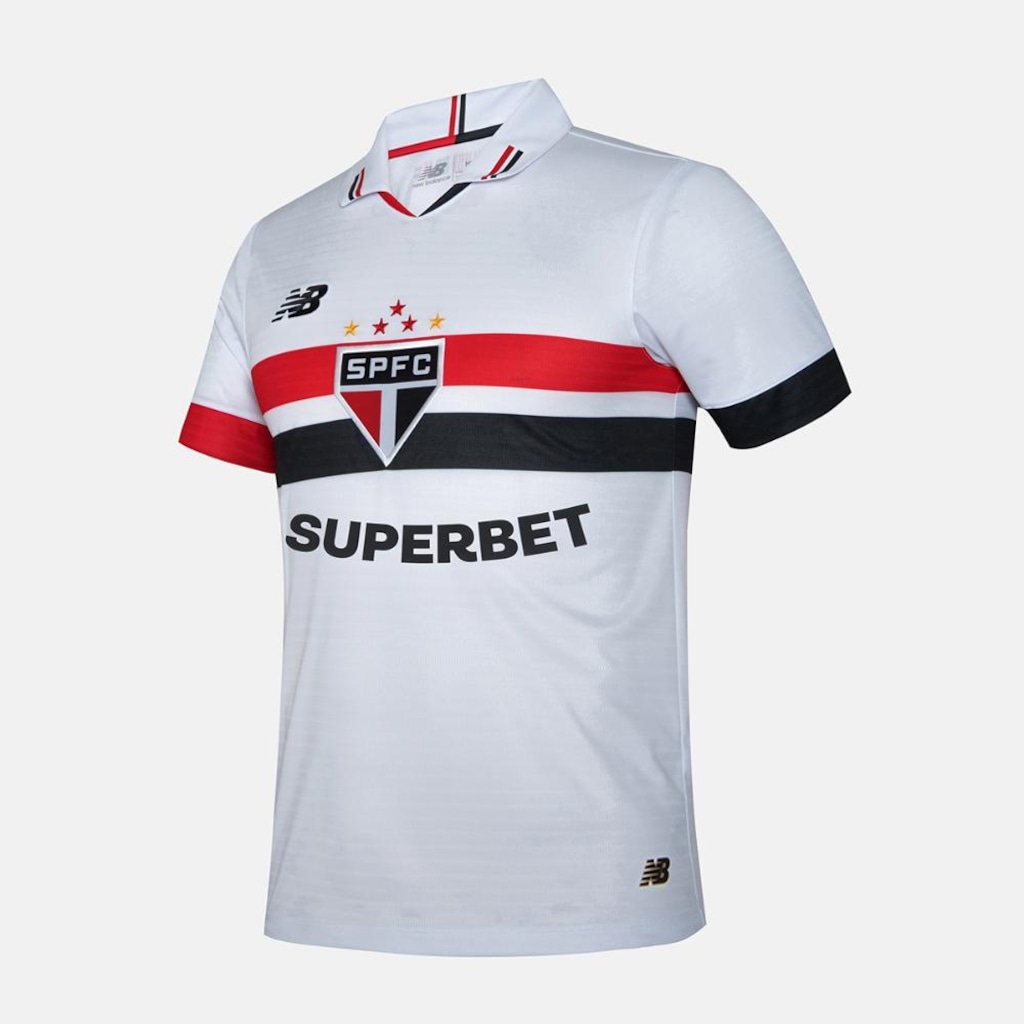 Imagem 2 do produto Camisa do São Paulo I 24/265 Torcedor C/P New Balance Masculina
