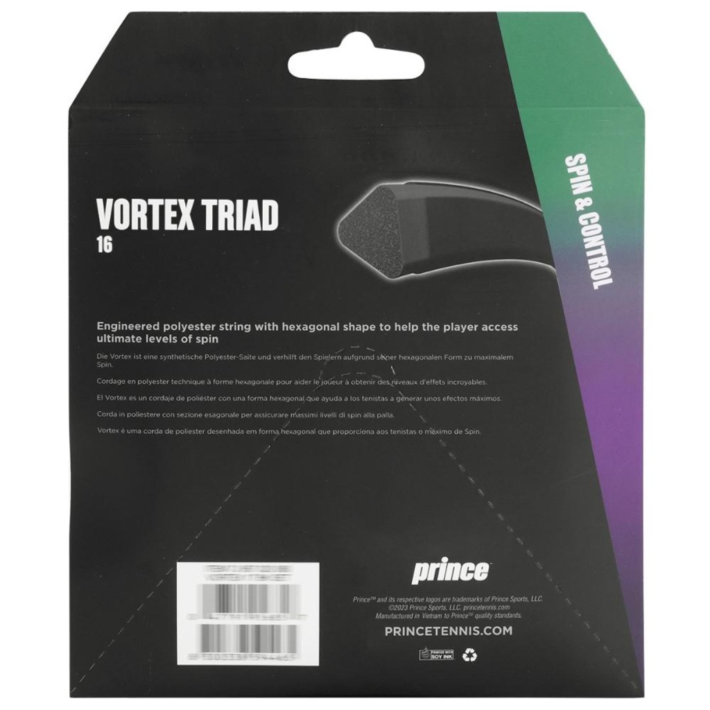 Imagem 3 do produto Corda Prince Vortex Triad 16 1.30mm Pack com 3 Unidades