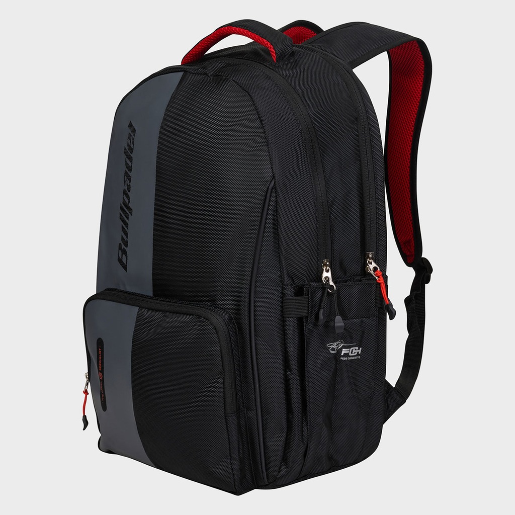 Imagem 2 do produto Mochila Raqueteira Bullpadel Neuron Fede Chingotto Preta 2026