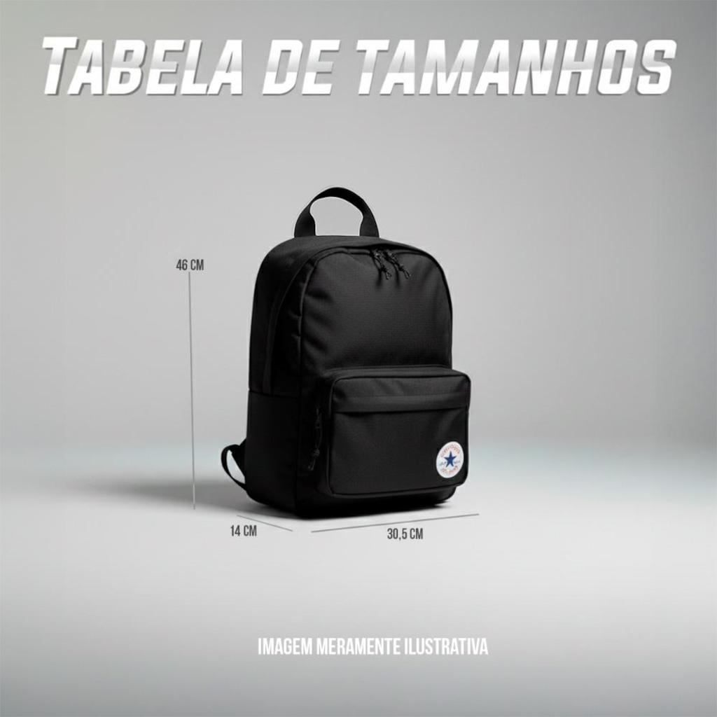 Imagem 4 do produto Mochila Converse All Star Straight Edge Unissex