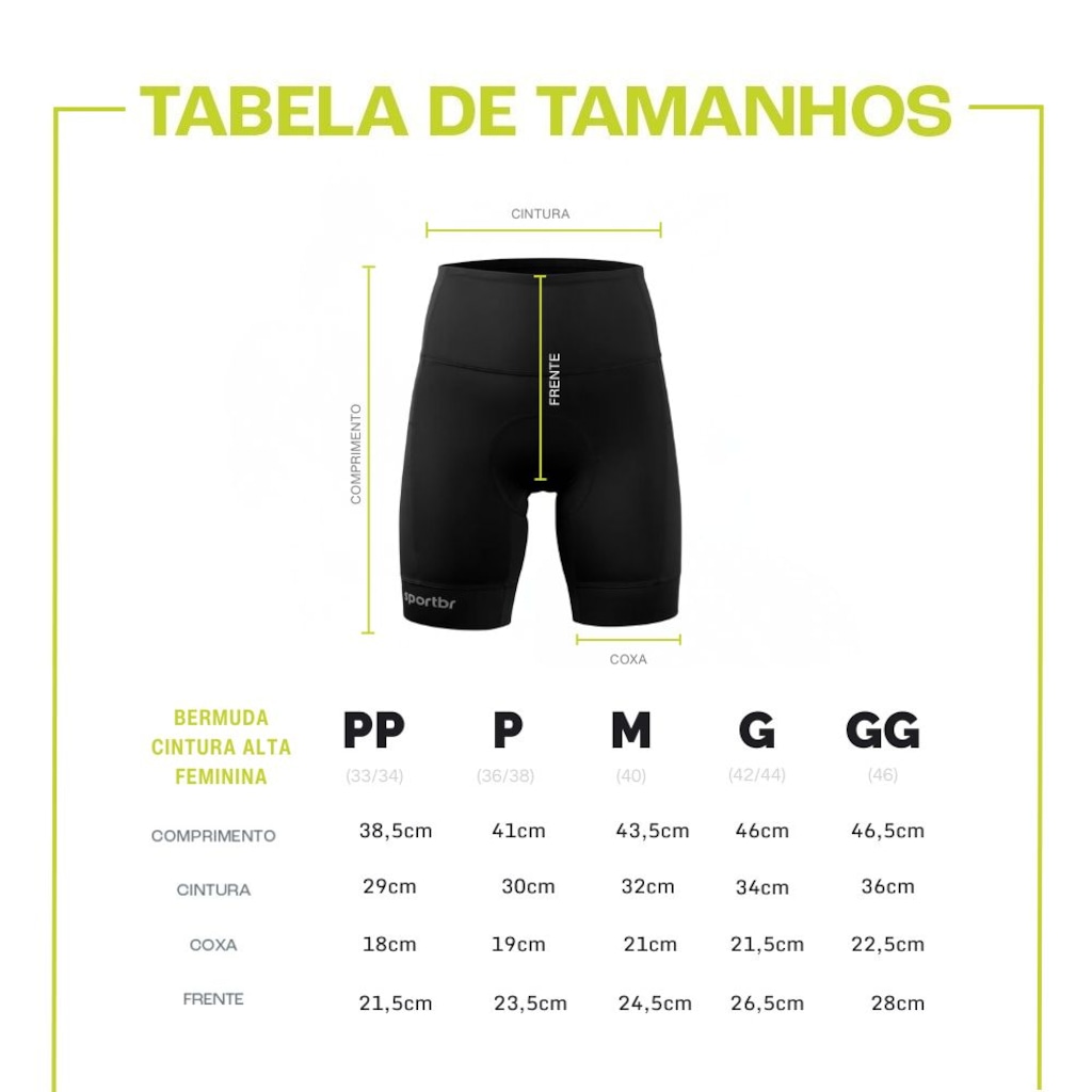 Imagem 3 do produto Bermuda de Compressão Masculina Cintura Alta - Sportbr