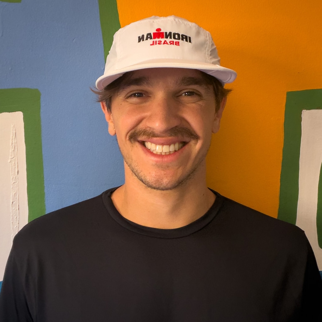 Imagem 4 do produto Boné Unissex Esportivo Yopp Ironman Brasil 5 Panel Respirável Aba Reta