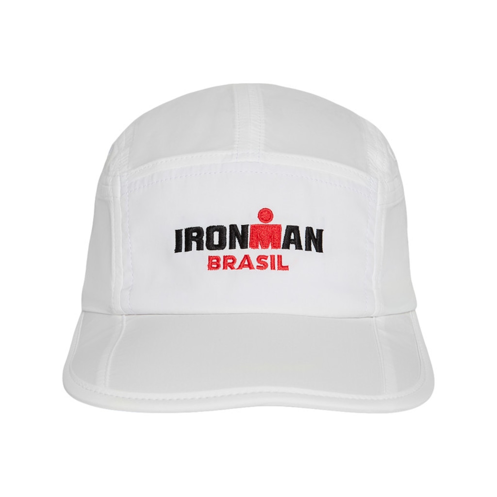 Imagem 5 do produto Boné Unissex Esportivo Yopp Ironman Brasil 5 Panel Respirável Aba Reta