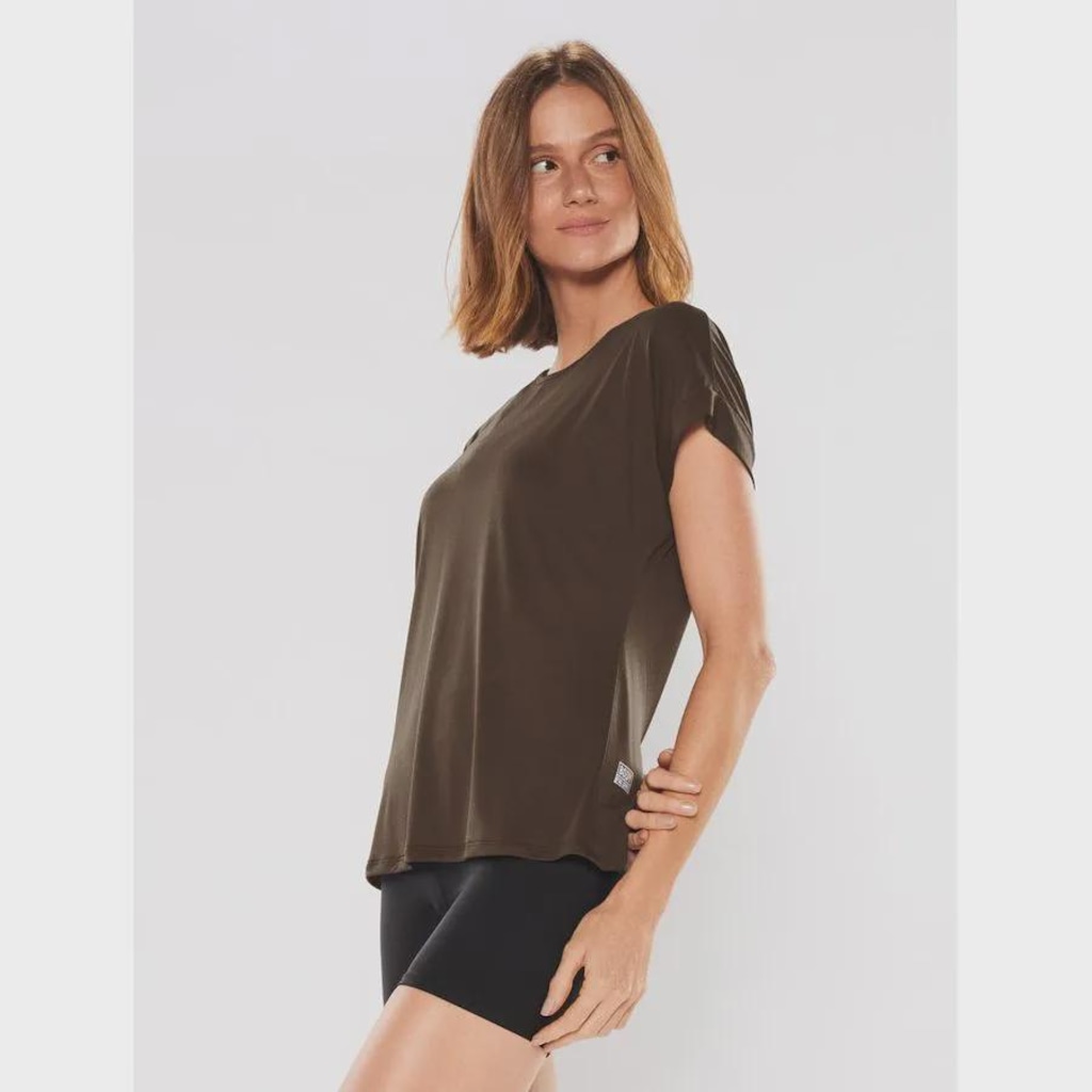 Imagem 3 do produto Camiseta Manga Curta Bodyforsure Lisa Push - Feminina