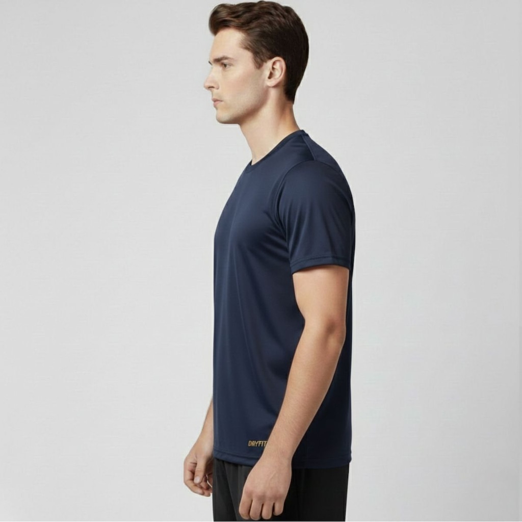 Imagem 2 do produto Camiseta Dry Fit Caban Microfuros Anti Suor Esportiva Masculina